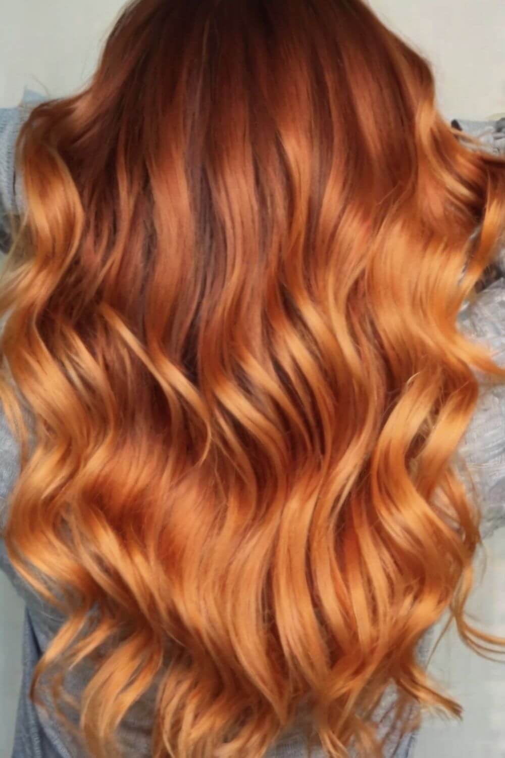 Copper-Toned Fiery Ombre