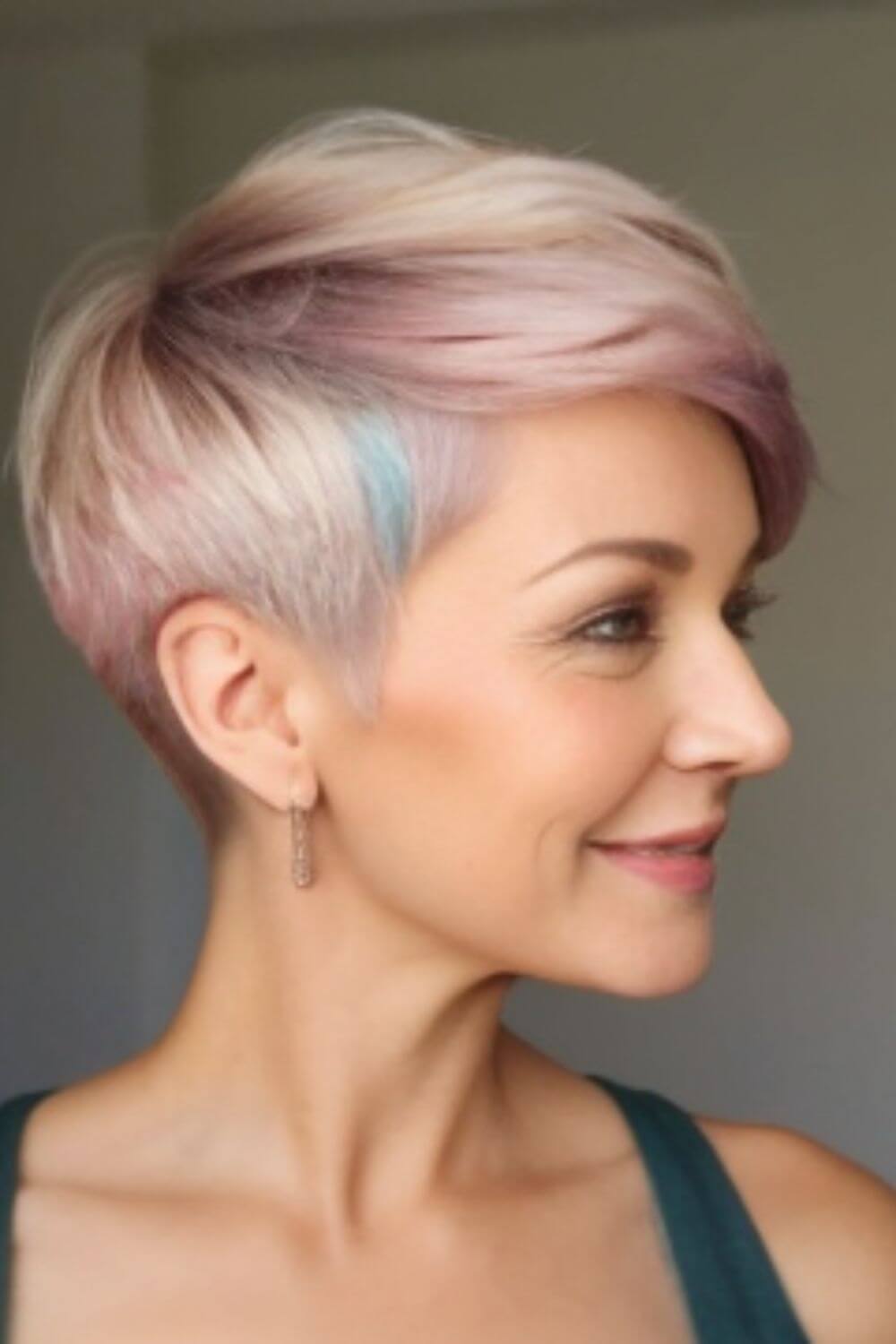 Cropped Pixie with Pastel Highlights 11