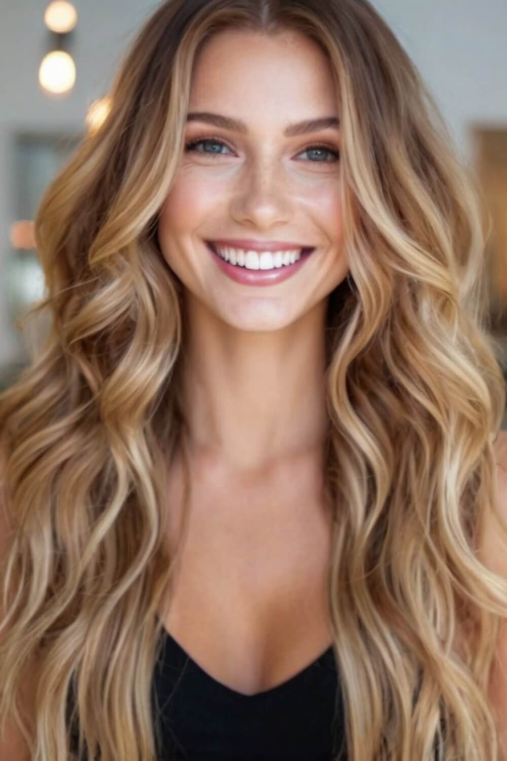 Dimensional Copper Blonde Balayage