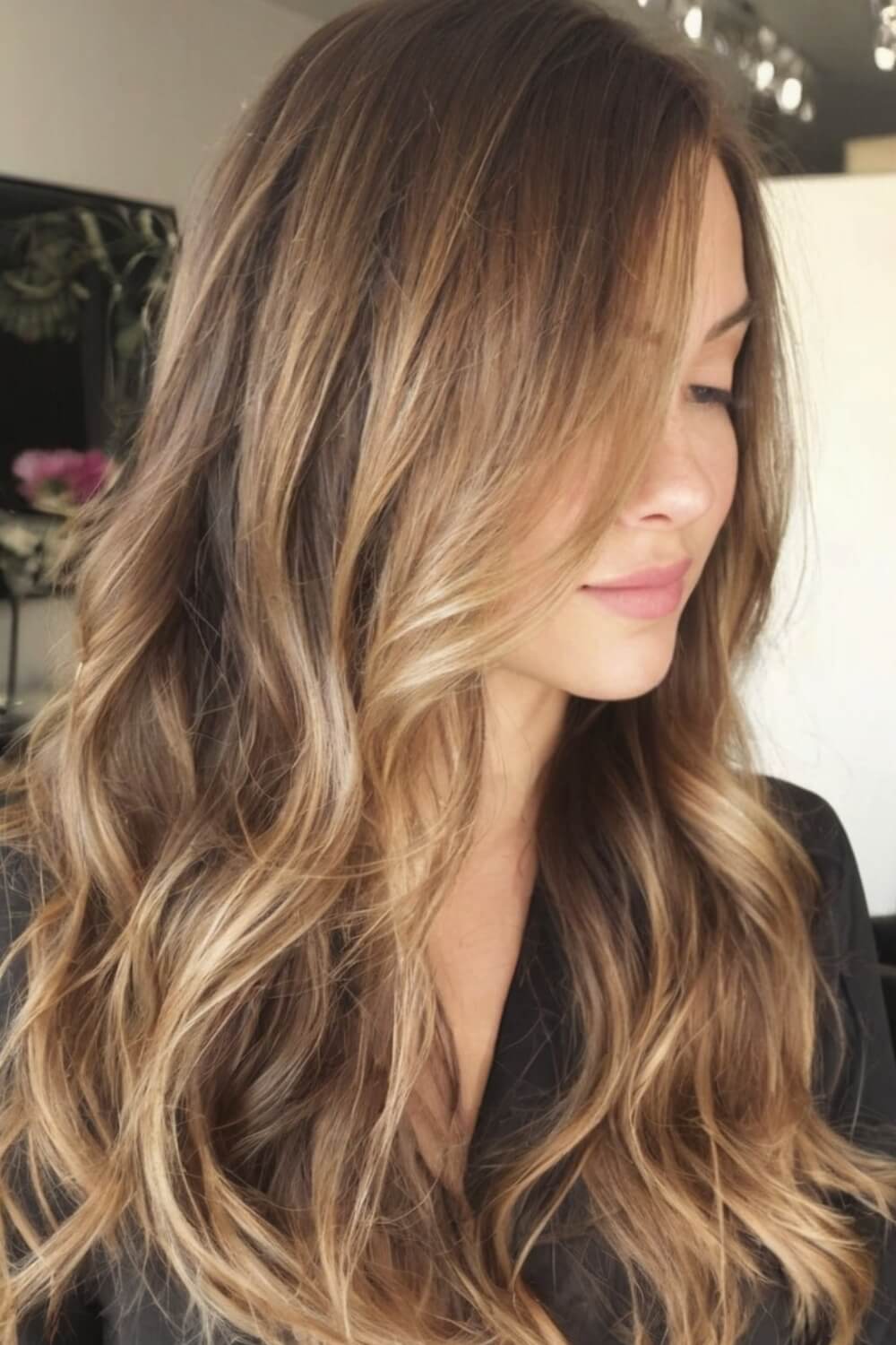 Natural Balayage for Brunettes