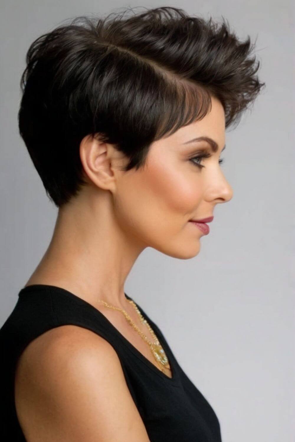 Voluminous Pixie Cut